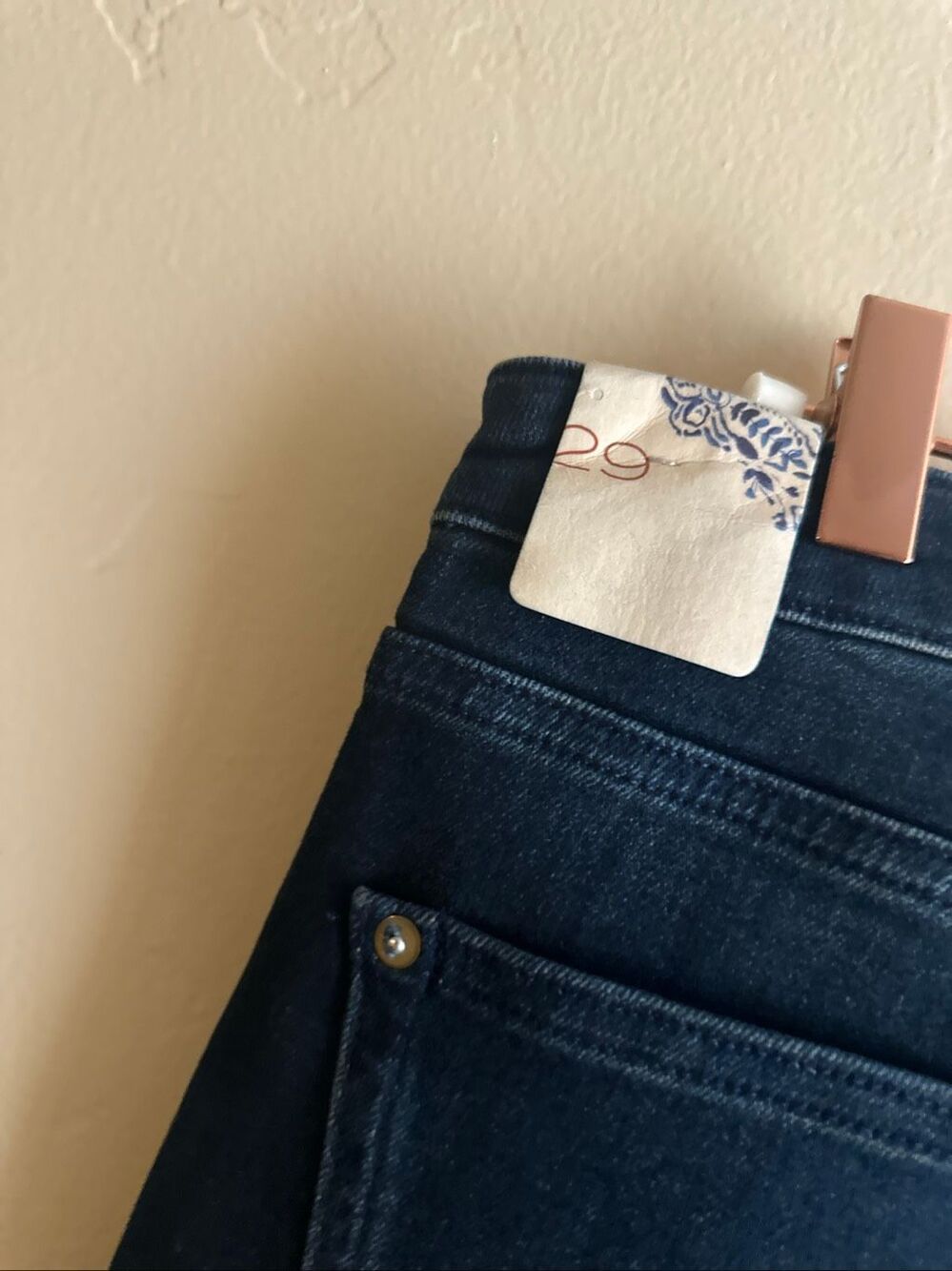 🌸 Anthropologie Pilcro & The Letter Press Dark Wash Icon Flare Stretch Jeans Siz - Picture 10 of 10